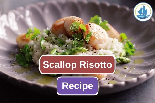 Italian Classic Dish, Scallop Risotto Recipe 